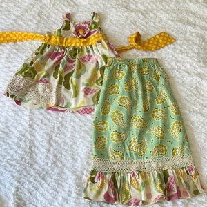 Girls Peaches and Cream Set